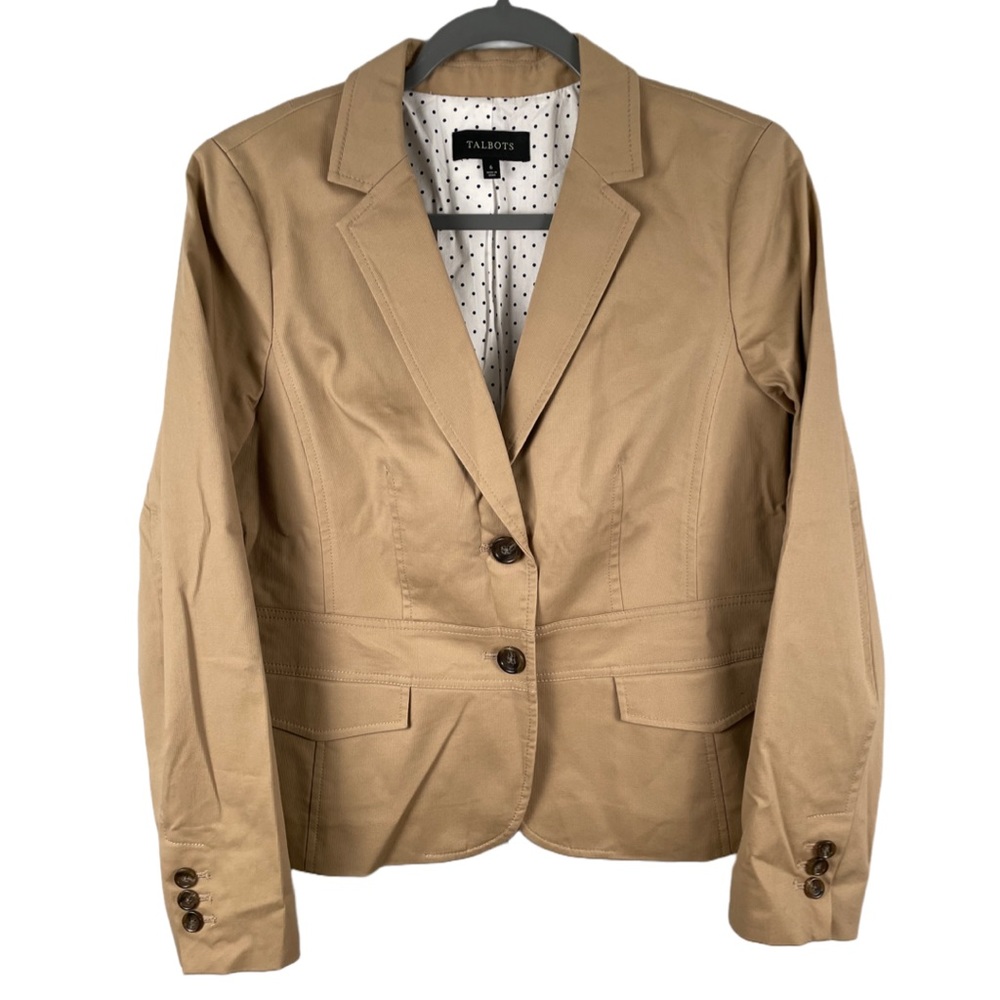 TALBOTS CLASSIC BLAZER | Khaki | Size 6